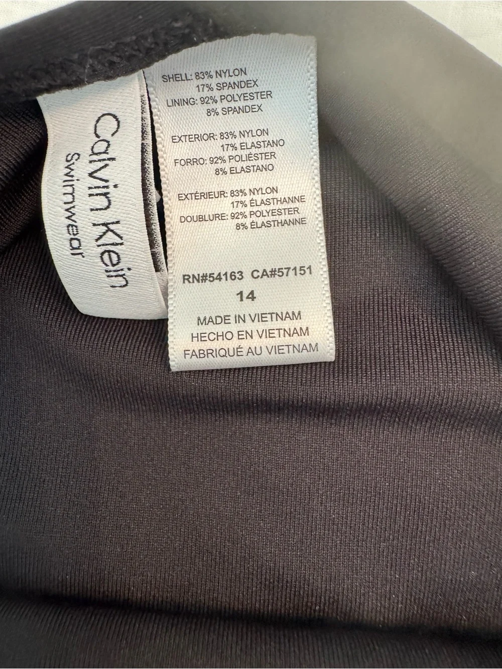 Calvin Klein black calvin